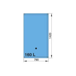 VETUS Réservoir Souple 3 Couches 55 à 220 L -Plastimo Magasin 100 l reservoir souple a eau 1 6