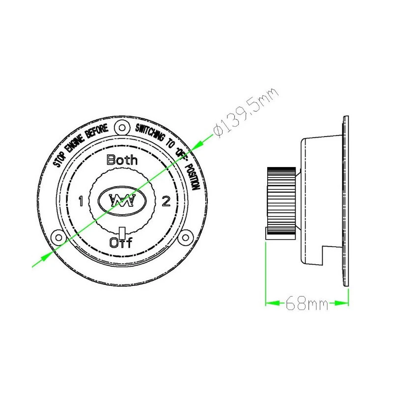 AAA Commutateur De Batterie 4 AAA Commutateur De Batterie – Image 2