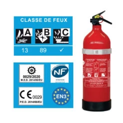 ANAF Extincteur 1 Kg Avec Support 6 ANAF Extincteur 1 Kg Avec Support -Plastimo Magasin anaf extincteur 1 kg avec support 1