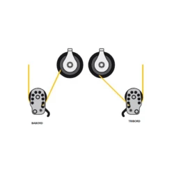 ANTAL Poulie Plat Pont 65 Avec Bloqueur -Plastimo Magasin antal poulie plat pont 60 avec bloqueur 3
