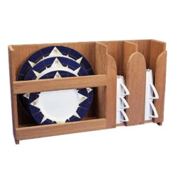 ARC Vaisselier Mural Teck -Plastimo Magasin arc vaisselier mural teck 2