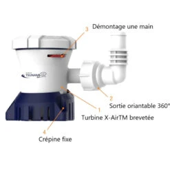 ATTWOOD Pompe De Cale Tsunami MK2 T1200 7 ATTWOOD Pompe De Cale Tsunami MK2 T1200 -Plastimo Magasin attwood pompe de cale tsunami mk2 t1200 1