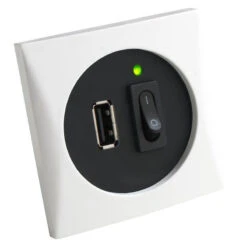 BATSYSTEM Prise USB Avec Interrupteur