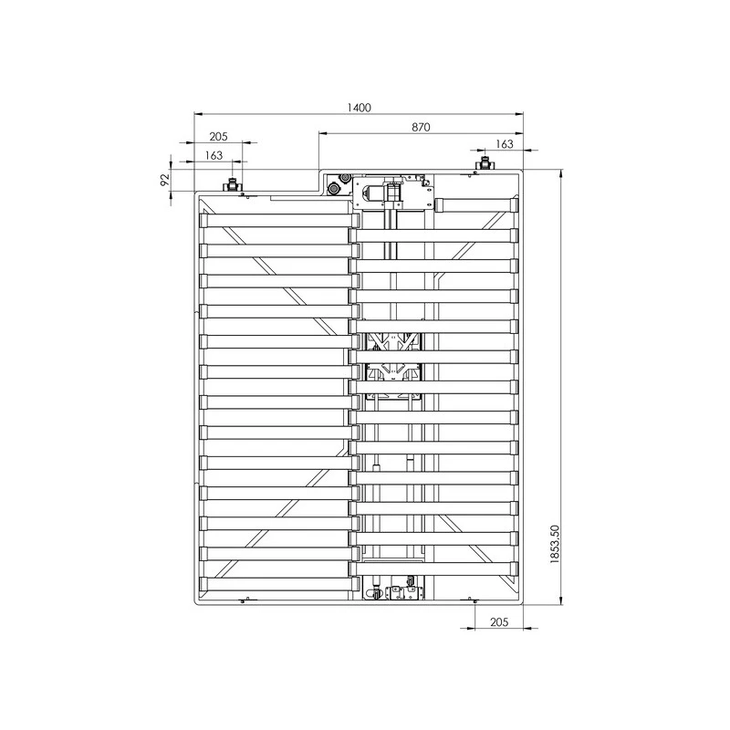 CARBEST Lit Escamotable électrique Sur Rail 4 CARBEST Lit Escamotable électrique Sur Rail – Image 2
