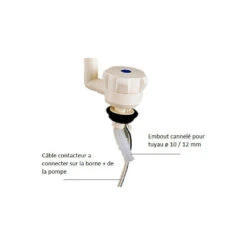 COMET Robinet Rabattable à Contacteur | Blanc -Plastimo Magasin comet robinet rabattable a contacteur 1