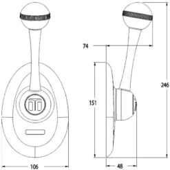 DOMETIC Boitier CH2800 & CH2850 9 DOMETIC Boitier CH2800 & CH2850 -Plastimo Magasin dometic boitier ch2800 ch2850 3