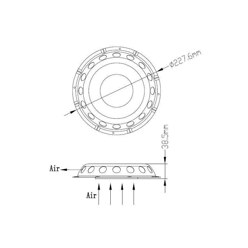 OSCULATI Aérateur Tannoy 4 OSCULATI Aérateur Tannoy – Image 2
