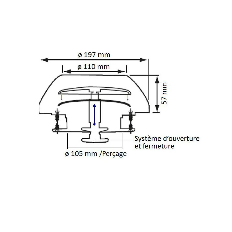 PLASTIMO TMC Aérateur Passif Plastique 5 PLASTIMO TMC Aérateur Passif Plastique – Image 3