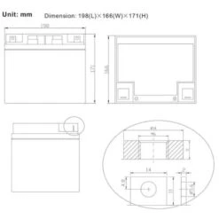 EM Batterie AGM Plomb Carbone 50Ah -Plastimo Magasin em batterie agm blomb carbone 50ah 3