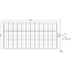 EM Panneau Solaire A-Flex 105 W -Plastimo Magasin em panneau solaire A flex 105 w 4