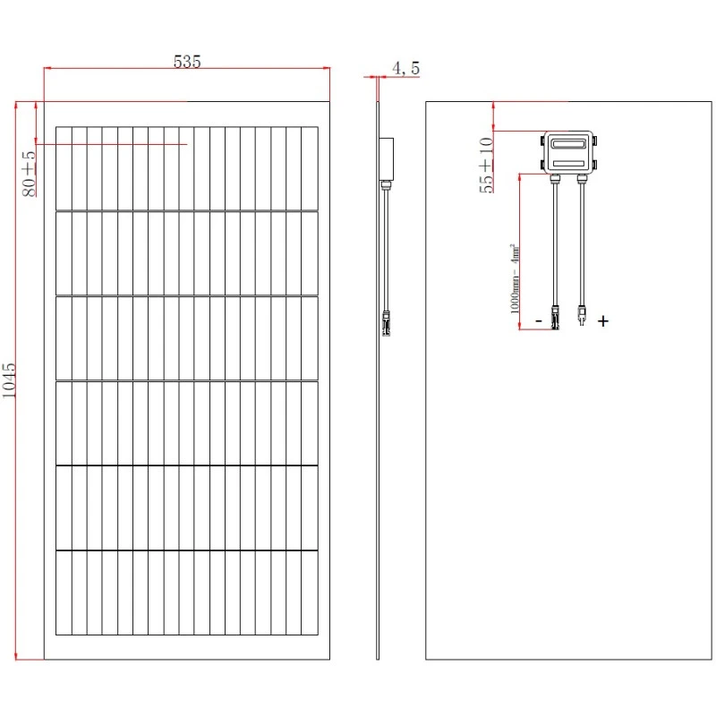 EM Panneau Solaire PERC 110 W Sans Cadre 8 EM Panneau Solaire PERC 110 W Sans Cadre – Image 6