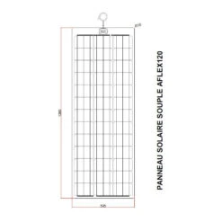 EM Panneau Solaire M FLEX 120 W -Plastimo Magasin energie mobile a flex 120 w 2