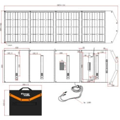 EM PK80 1024 Wh + Panneau Solaire 140 Ou 200 W -Plastimo Magasin energie mobile pk80 1024 wh panneau solaire 140 ou 200 w 7
