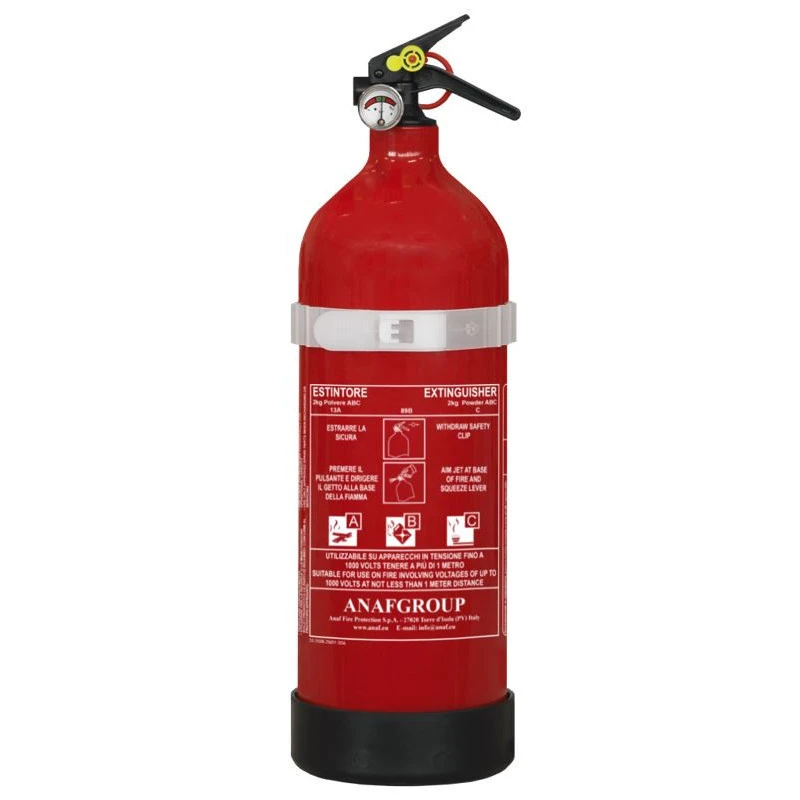 ANAF Extincteur 2 Kg Avec Support Et Manomètre 3 ANAF Extincteur 2 Kg Avec Support Et Manomètre