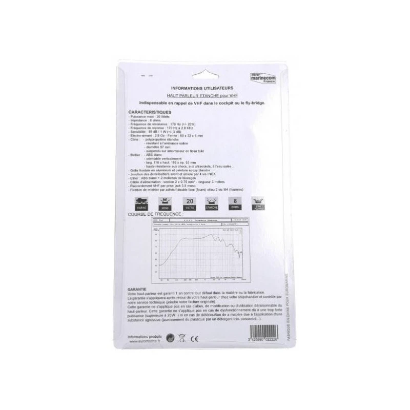 EUROMARINE Haut-parleur 20 W VHF 5 EUROMARINE Haut-parleur 20 W VHF – Image 3