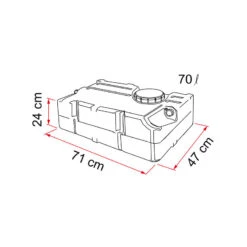 FIAMMA Tank 70 -Plastimo Magasin fiamma tank 70 1