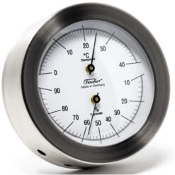 FISCHER Thermo-hygro 103 Mm Inox 1512TH