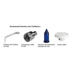 GLOMEX RA109 Antenne VHF Voilier -Plastimo Magasin glomex ra109 antenne vhf voilier 2