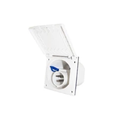 HABA Socle Mâle P17 à Encastrer Blanc