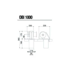 ITALWINCH Obi 1000 1000W - ø 10 Mm -Plastimo Magasin italwinch obi 1000w o 10 mm 2