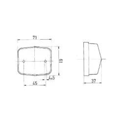 JOKON Feu De Gabarit SPL 115 -Plastimo Magasin jokon feu de gabarit spl 115 71 x 61 x 37 mm 2