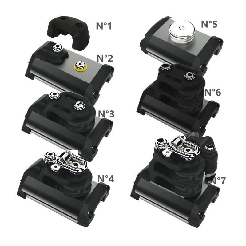 LEWMAR Embouts & Butée De Rail NTR Taille 1 3 LEWMAR Embouts & Butée De Rail NTR Taille 1