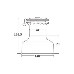 LEWMAR Evo 40 ST -Plastimo Magasin lewmar evo 40 st 1