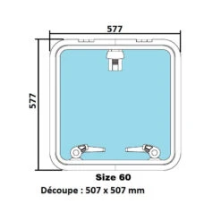 LEWMAR Low Profile 25 LEWMAR Low Profile -Plastimo Magasin lewmar low profile hublot bateau 10