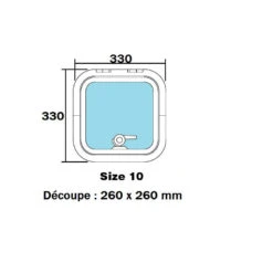 LEWMAR Low Profile 18 LEWMAR Low Profile -Plastimo Magasin lewmar low profile hublot bateau 4