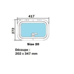 LEWMAR Low Profile 19 LEWMAR Low Profile -Plastimo Magasin lewmar low profile hublot bateau 5