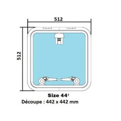 LEWMAR Low Profile 23 LEWMAR Low Profile -Plastimo Magasin lewmar low profile hublot bateau 8