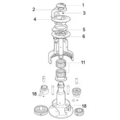 LEWMAR Pièces Détachées Winch Evo 55ST