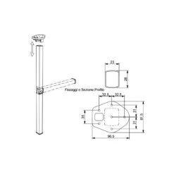 LIPPERT Astro 1 Articulé 460 - 740 Mm -Plastimo Magasin lippert astro 1 articule 380 720 mm 3