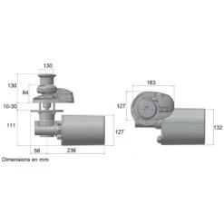 LOFRANS Guindeau X1 800W -Plastimo Magasin lofrans guindeau x1 800w 2