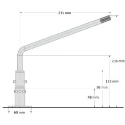 MAGMA Support En Saillie Marine Kettle -Plastimo Magasin magma support plat pont 2