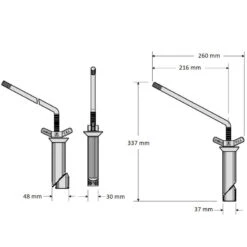 MAGMA Support Porte Canne -Plastimo Magasin magma support porte canne pour barbecue 2