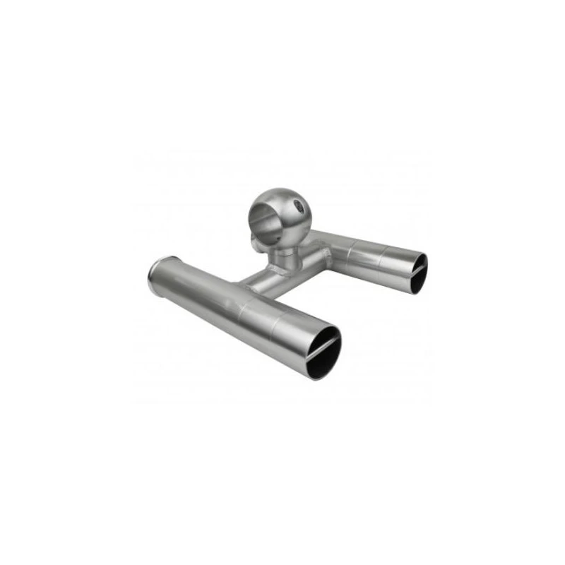 MATC Porte Canne Double Alu Gris 3 MATC Porte Canne Double Alu Gris