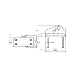 MAXWELL Bloqueur De Chaîne à Levier -Plastimo Magasin maxwell bloqueur de chaine a levier 1