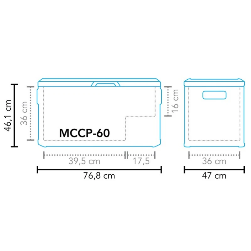MESTIC Cool Box MCCP-60 AC/DC 5 MESTIC Cool Box MCCP-60 AC/DC – Image 3