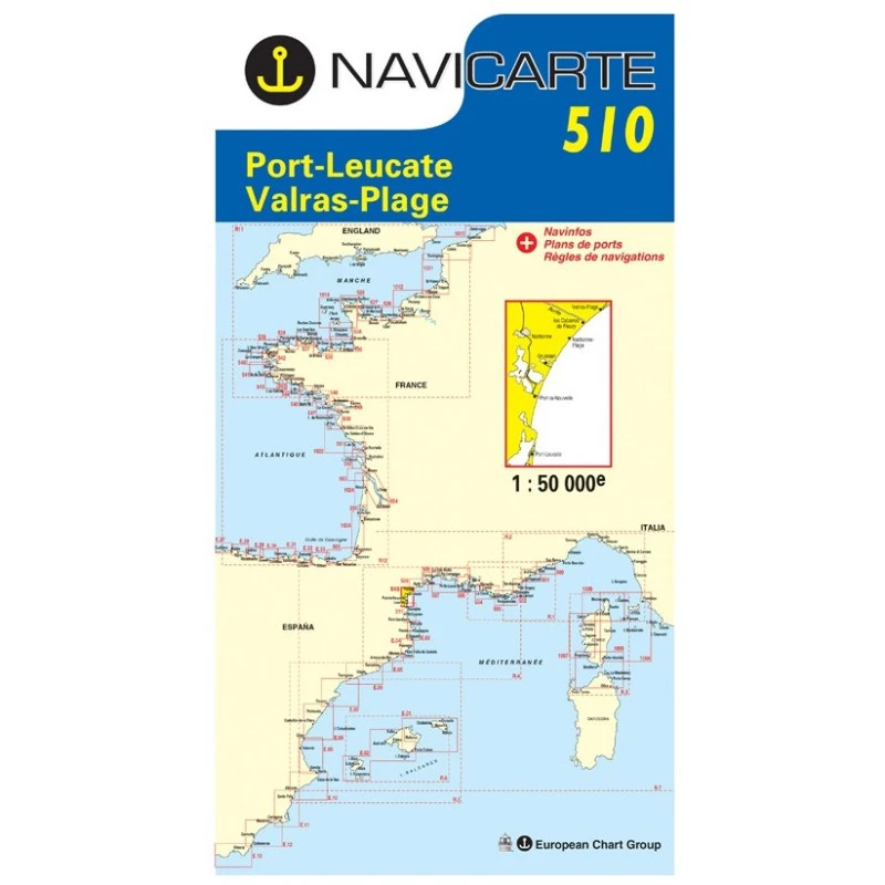 NAVICARTE Détail France Méditerranée 4 NAVICARTE Détail France Méditerranée – Image 2