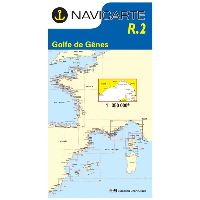 NAVICARTE Routière Golfe De Gênes R2 3 NAVICARTE Routière Golfe De Gênes R2