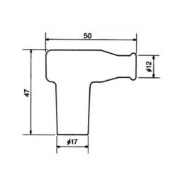 NGK Capuchon De Bougie 50 Mm - 10 Kohm -Plastimo Magasin ngk capuchon de bougie 50 mm 10 kohm 1