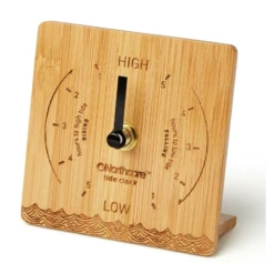 NORTHCORE Horloge De Marée En Bambou à Poser