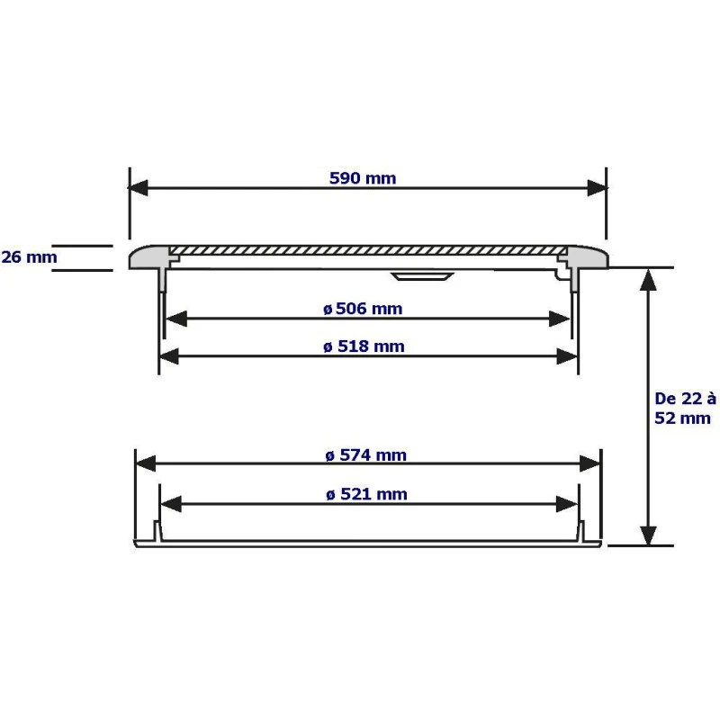 NUOVA RADE Trappe Euro ø 57" 4 NUOVA RADE Trappe Euro ø 57" – Image 2