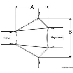 OCEANSOUTH Extension T-Top Avant -Plastimo Magasin oceansouth extension t top avant 1