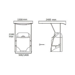 OCEANSOUTH T-Top Inox Ø 35 Mm -Plastimo Magasin oceansouth t top inox o 35 mm 2
