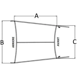 OCEANSOUTH Taud De Soleil Arrière T-Top -Plastimo Magasin oceansouth taud de soleil arriere t top 5