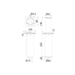 OSCULATI Aurora Lampe Led Escamotable -Plastimo Magasin osculati aurora lampe led escamotable 3