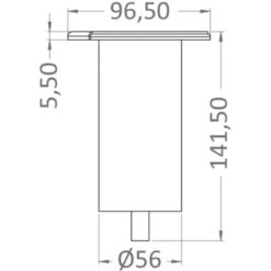 OSCULATI Base Encastrée Pour Tube Carbone ø 38 Mm -Plastimo Magasin osculati base encastre pour tube carbon o 38 mm 3