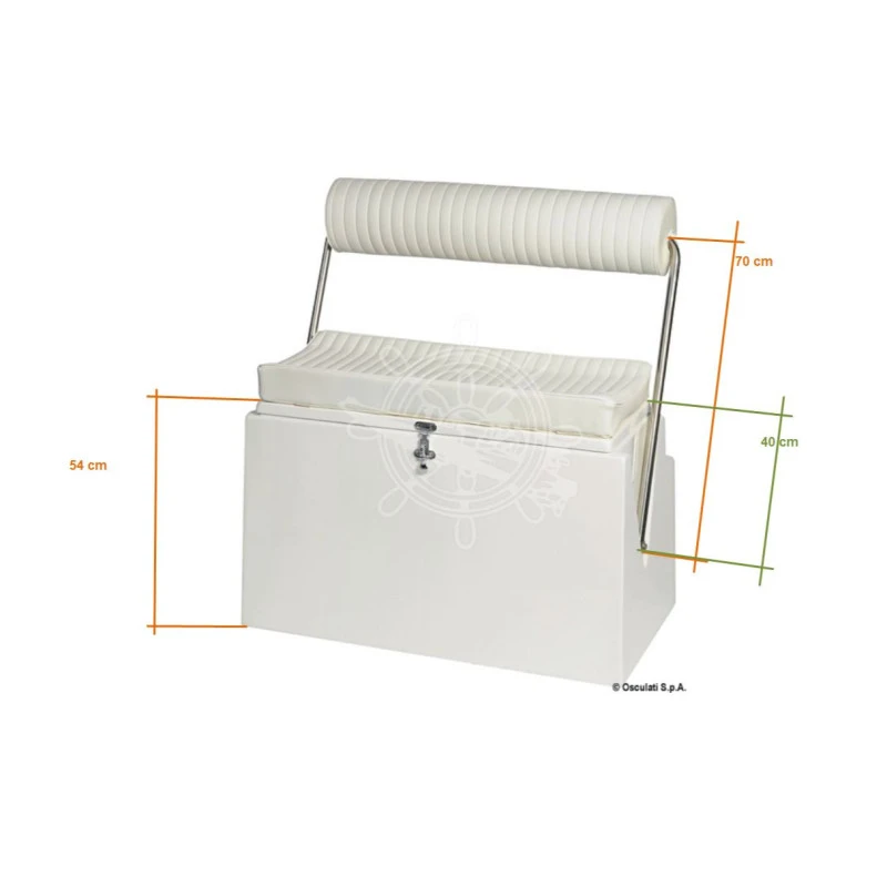 OSCULATI Coffre Fauteuil 2 Places 5 OSCULATI Coffre Fauteuil 2 Places – Image 3